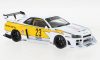 IXO 257308 Nissan LB-ER34 Super Silhouette Skyline white, 2021 (IXOMOC326.22) (1:43)