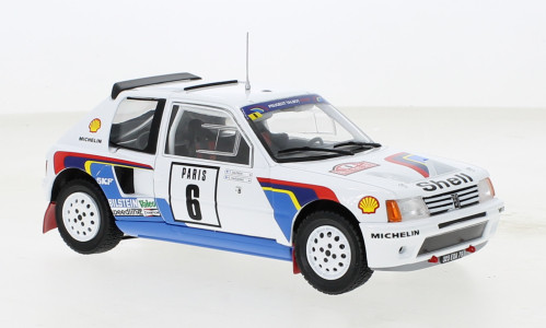 IXO 258825 Peugeot 205 T16 1985, Rallye Monte Carlo, T.Salonen, S.Harjanne, 6 (IXO24RAL024B) (1:24)