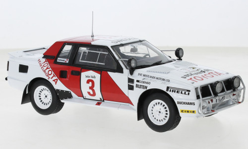 IXO 258827 Toyota Celica TwinCam Turbo (TA64) 1985, Safari Rally, B.Waldegard, H.Thorszelius, 3, Toyota Team Europe (IXO24RAL025B) (1:24)