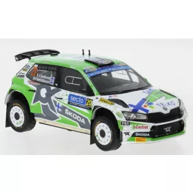   IXO 260607 Skoda Fabia Rally2 EVO 2022, Rallye Finnland, E.Lindholm, R.Hämäläinen, 20 (IXORAM863BLQ.22) (1:43)