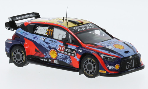 IXO 261774 Hyundai i20 N Rally1 2022, Rally Acropolis, T.Neuville, M.Wydaeghe, 11 (IXORAM868LQ.22) (1:43)