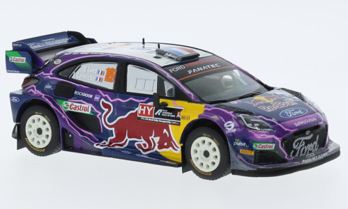 IXO 261777 Ford Puma Rally1 2022, Red Bull, Rally Acropolis, S.Loeb, I.Galmiche, 19 (IXORAM871.22) (1:43)