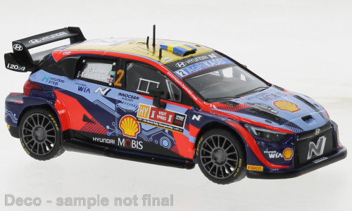 IXO 261781 Hyundai i20 N Rally2 2022, WRC2, Rally Ypern, O.Solberg, E.Edmondson, 2 (IXORAM875.22) (1:43)