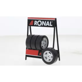   IXO 262715 Ronal Set of 4 Wheels silver (IXO18SET018W) (1:18)