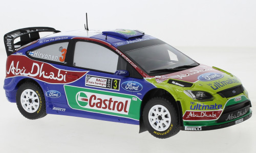 IXO 264280 Ford Focus RS WRC 2009, Rallye Sardinien, M.Hirvonen, J.Lehtinen, 3 (IXO24RAL027B.22) (1:24)