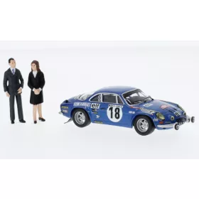   IXO 264287 Alpine Renault 1800 S Winners Series with figurines 1973, Rallye Monte Carlo, J-C.Andruet, M.Petit, 18 (IXOSPRM001-73) (1:43)