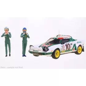   IXO 264289 Lancia Stratos HF Winner Monte Carlo serie 2 with figurines 1976, Rally Monte Carlo, S.Munari, S.Maiga, 10 (IXOSPRM001-76) (1:43)