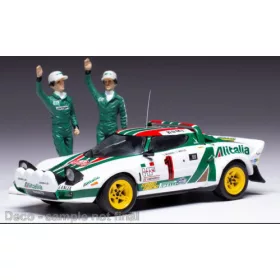   IXO 264290 Lancia Stratos HF Winner Monte Carlo serie 1 with figurines 1977, Rally Monte Carlo, S.Munari, S.Maiga, 1 (IXOSPRM001-77) (1:43)