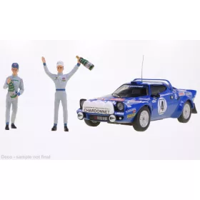   IXO 264292 Lancia Stratos HF Winner Monte Carlo serie 2 with figurines 1979, Rally Monte Carlo, B.Darniche, A.Mahe, 4 (IXOSPRM001-79) (1:43)
