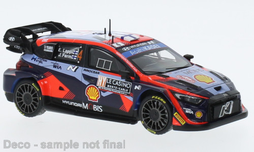 IXO 265202 Hyundai i20 N 2023, WRC1, Rally Monte Carlo, E.Lappi, J.Ferm, 4 (IXORAM884.22) (1:43)