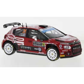   IXO 265205 Citroen C3 Rally2 2023, Rally Monte Carlo , Y.Rossel, A.Dunand, 21 (IXORAM887.22) (1:43)