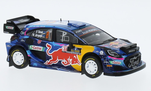 IXO 265211 Ford Puma Rally1 2023, Red Bull, Rallye Schweden, O.Tanak, M.Jarveoja, 8, M-Sport Ford World Rally Team (IXORAM893.22) (1:43)