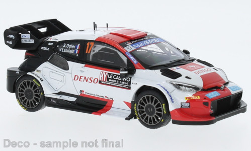 IXO 265215 Toyota Yaris 2023, WRC1, Rallye Monte Carlo, S.Ogier, V.Landais, 17 (IXORAM897.22) (1:43)