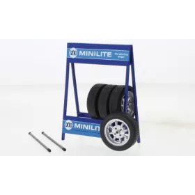   IXO 265221 Mini Lite Set of 4 Wheels silver (IXO18SET019W) (1:18)