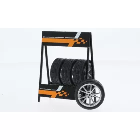   IXO 265222 Hyundai Set of 4 Wheels silver (IXO18SET020W) (1:18)