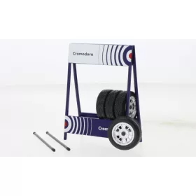   IXO 265223 Cromodora Set of 4 Wheels silver (IXO18SET021W) (1:18)