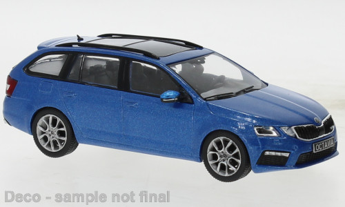 IXO 265777 Skoda Octavia RS (III) metallic blue, 2014 (IXOCLC518N.22) (1:43)