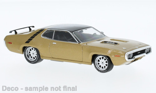 IXO 265788 Plymouth GTX Runner metallic gold, 1971 (IXOCLC529N.22) (1:43)