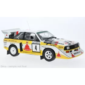   IXO 265923 Audi Sport quattro S1 E2 1985, 1000 Lakes Rally, S.Blomqvist, B.Cederberg, 4 (IXO18RMC161A.22) (1:18)