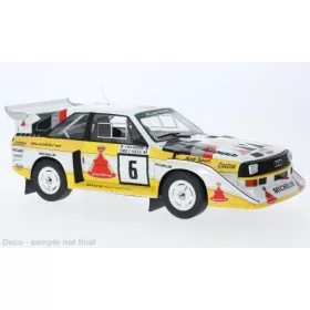   IXO 265924 Audi Sport quattro S1 E2 1985, 1000 Lakes Rally, H.Mikkola, A.Hertz, 6 (IXO18RMC161B.22) (1:18)