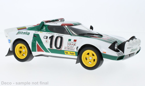 IXO 265925 Lancia Stratos HF 1976, Rally Monte Carlo, S.Munari, S.Maiga, 10 (IXO18RMC162A.22) (1:18)