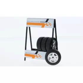   IXO 266419 Lada VFTS Whells Set of 4 Wheels silver (IXO18SET023W) (1:18)