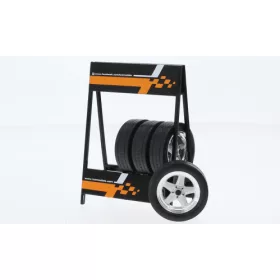   IXO 266421 Penta Wheels Set of 4 Wheels silver (IXO18SET025W) (1:18)