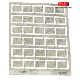   Igra Model 130003 Betonlap útelemek, 30 db, 12,5mm x 8,1mm - Art. 3 (TT) - LC