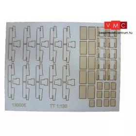 Igra Model 131005 Kábelcsatorna fedőkövek, 10, db, váltókhoz - Art. 2 (H0) - LC