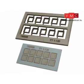 Igra Model 131008 Kábelcsatorna fedőkövek, 10 db, fedlapok - Art. 5 (H0) - LC