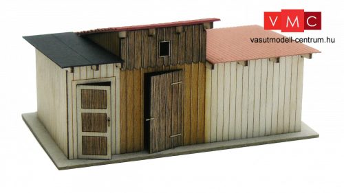 Igra Model 161003 Háromrészes hátsó épületek - Hraštice (H0) - LC