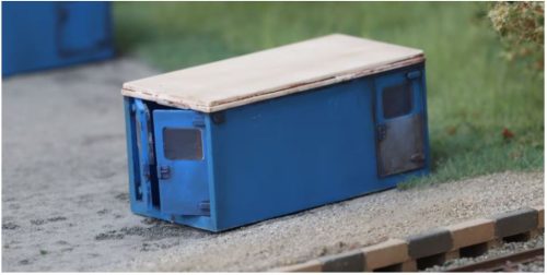 Igra Model 66518084 Lakókonténer építkezésekre, gyárilag öregbített (H0)