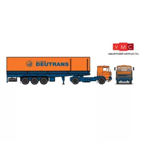   Igra Model 66619002 Liaz nyergesvontató ponyvás félpótkocsival - Deutrans (H0)
