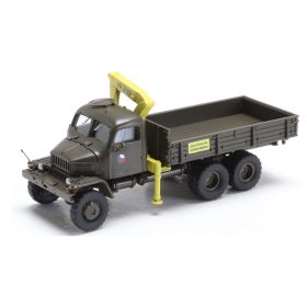   Igra Model 66708111 Praga V3S platós katonai teherautó, HR3001 daruval (TT)