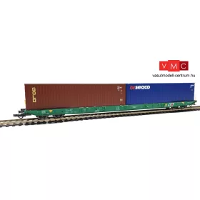   Igra Model 96010025 Konténerszállító négytengelyes teherkocsi, Sggnss, 2 db 40 lábas konténerrel, STLB (E6) (H0)