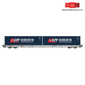   Igra Model 96010040 Konténerszállító négytengelyes teherkocsi, Sggnss, 2 db 40 lábas konténerrel, VTG / China Railway (E6) (H0)