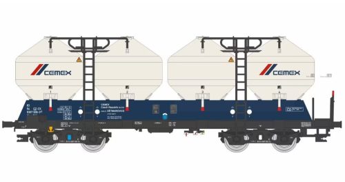 Igra Model 96400012 Poranyagszállító négytengelyes silókocsi, Uacs, CD, Cemex (E6) (TT)