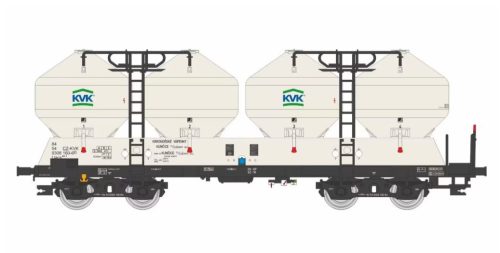 Igra Model 96400015 Poranyagszállító négytengelyes silókocsi, Uacs, CD, KVK 2 (E6) (TT)