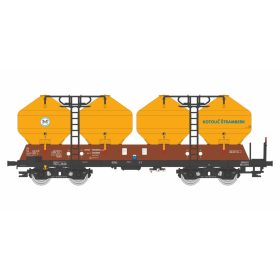   Igra Model 96400018 Poranyagszállító négytengelyes silókocsi, Uacs, Kotouc Štramberk (E6) (TT)
