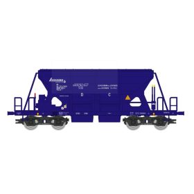   Igra Model 96500010 Önürítős négytengelyes teherkocsi, Faccs, Lovochemie (E6) (TT)