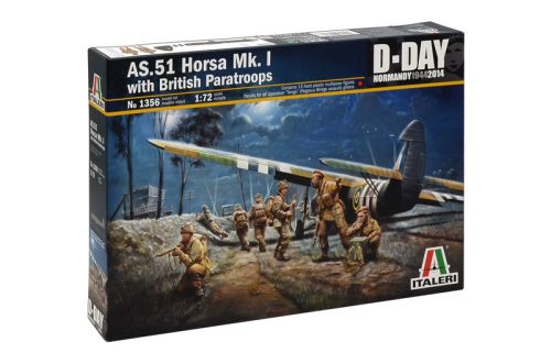 Italeri 1356 AS.51 Horsa Mk.I/II & British Paratr. (1/72)