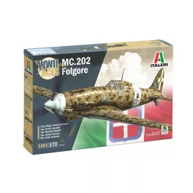Italeri 1481 MC.202 Folgore Aces (1/72) repülőgép makett