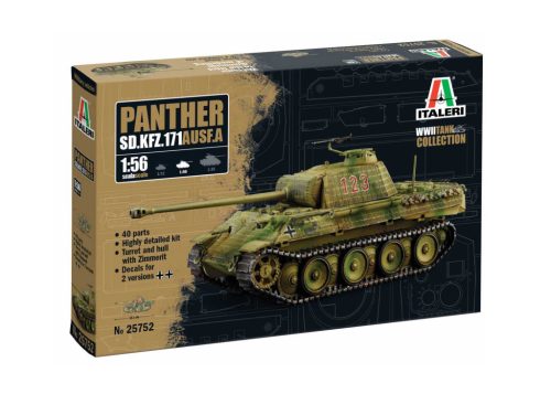 Italeri 25752 Sd. Kfz. 171 Panther Ausf. A (1/56)