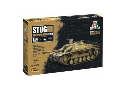 Italeri 25756 Sd. Kfz. 142/1 Sturmgeschütz III (1/56)