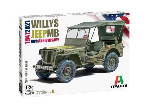 Italeri 3635 Jeep Willys MB 80th ann. (1/24)