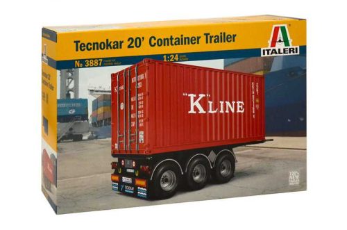 Italeri 3887 Tecnokar 20’ Container Trailer (1/24)