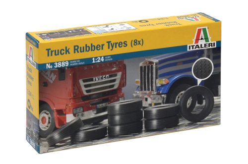 Italeri 3889 Truck Rubber Tyres (8x) (1/24)