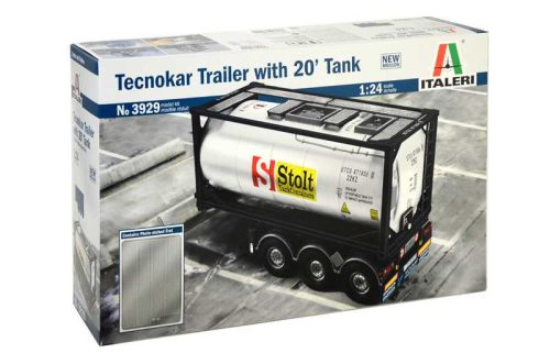 Italeri 3929 Tecnokar Trailer with 20’ Tank (1/24)