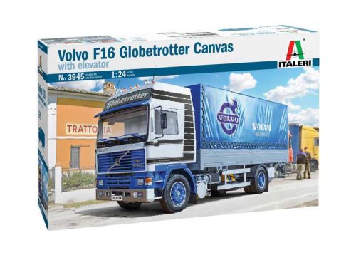 Italeri 3945 Volvo F16 Glob. Canvas with elev. (1/24)