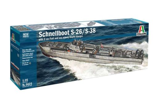 Italeri 5625 Schnellboot S-26/S-38 (1/35)